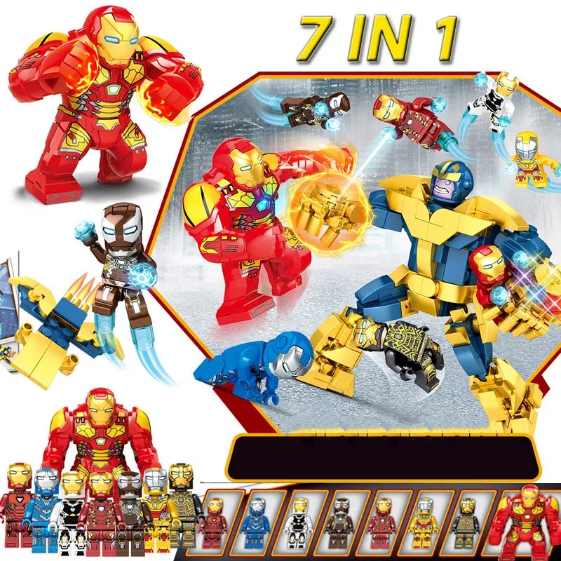 Marvel Avengers: Endgame Super heroes Iron Man Mech Thanos DIY Figures Building Blocks Toys For Chidren Gift compatible legoings
Marvel Avengers: Endgame Super heroes Iron Man Mech Thanos DIY Figures Building Blocks Toys For Chidren Gift compatible legoings