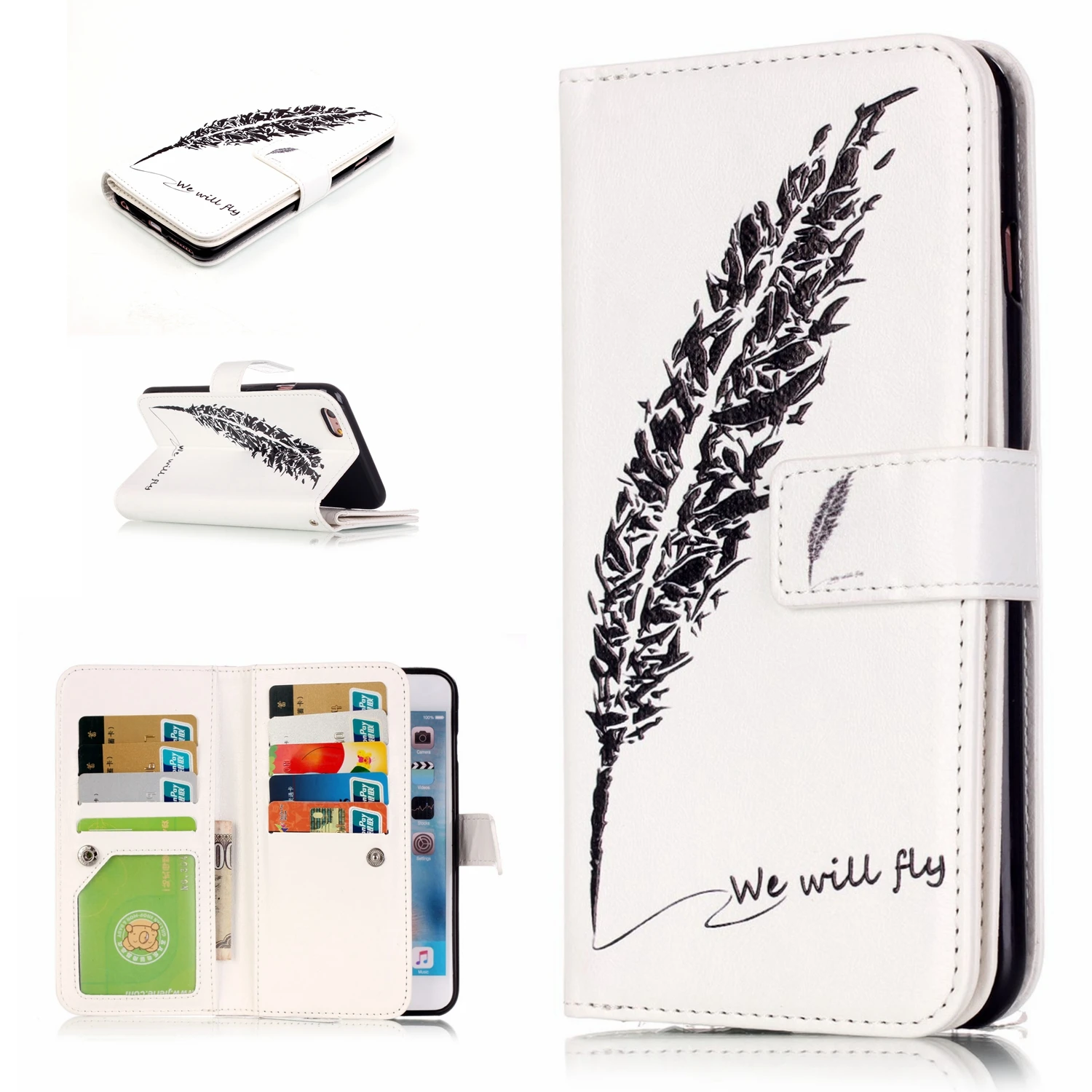 9 Card Holder Wallet Case For Samsung Galaxy Grand Duos I9082 Luxury PU Leather Flip Case for Samsung Grand Neo I9060 Coque Etui
9 Card Holder Wallet Case For Samsung Galaxy Grand Duos I9082 Luxury PU Leather Flip Case for Samsung Grand Neo I9060 Coque Etui
