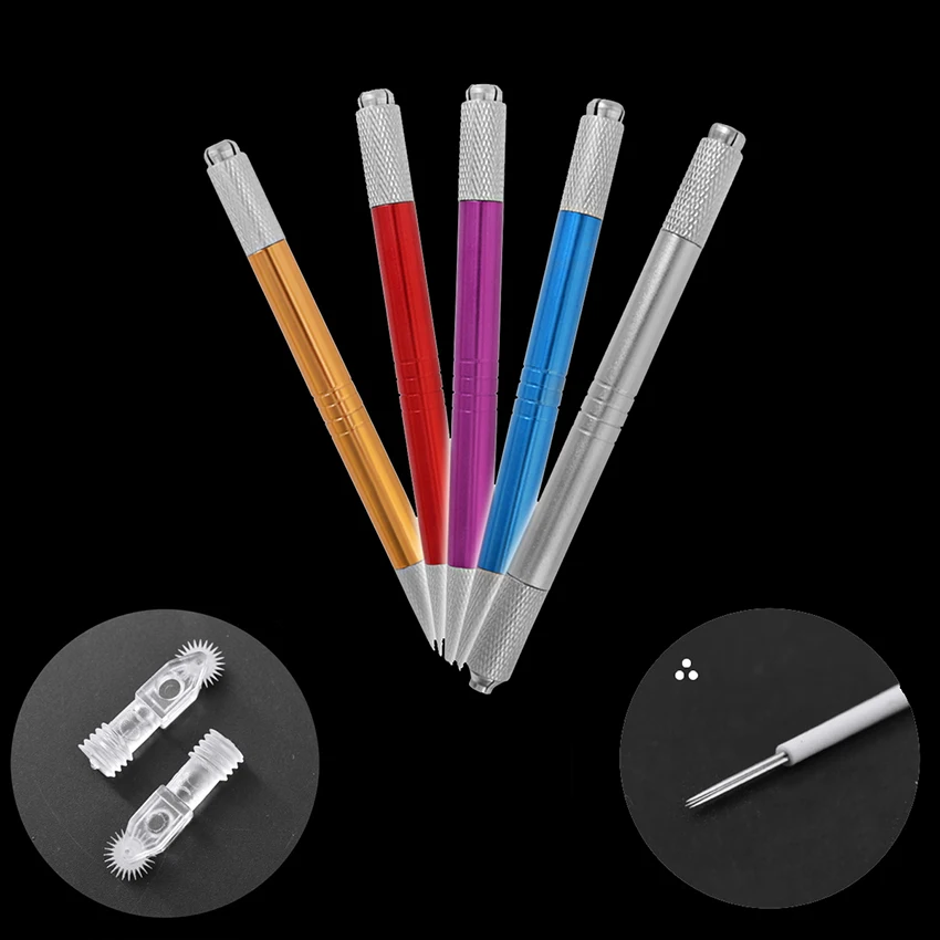 Permanent Makeup Manual Pen Kit Fog Eyebrow Microblading Beauty Tattoo Gun Manual Roller Pin Round Blades Easy to Color
Permanent Makeup Manual Pen Kit Fog Eyebrow Microblading Beauty Tattoo Gun Manual Roller Pin Round Blades Easy to Color