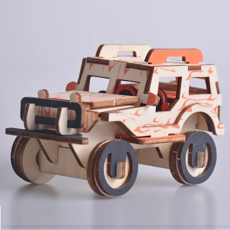 Baby Toys Jeep Vehicle 3D Puzzle Model Building Kits Wooden Toys Family Game Educational Gift
Baby Toys Jeep Vehicle 3D Puzzle Model Building Kits Wooden Toys Family Game Educational Gift