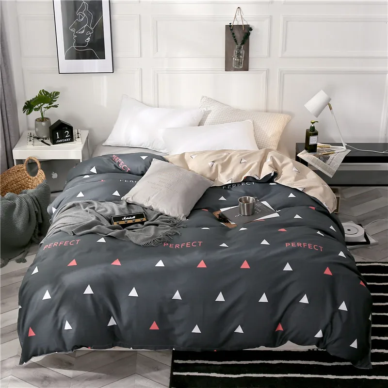 2018 3/4pcs duvet cover New pattern quilt cover comfortable soft simple modern style twin full queen king size bed sack
2018 3/4pcs duvet cover New pattern quilt cover comfortable soft simple modern style twin full queen king size bed sack