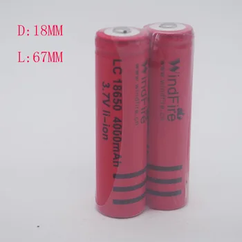 2 sections 18650 lithium batteries 3.7 V bright light flashlight rechargeable lithium battery 4000 mAh
2 sections 18650 lithium batteries 3.7 V bright light flashlight rechargeable lithium battery 4000 mAh