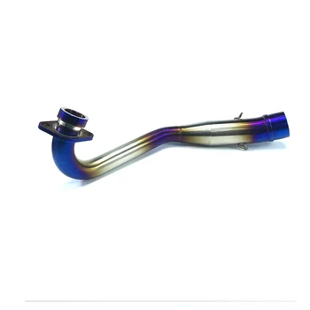 Motorcycle Stainless Steel Burn Blue Exhaust Front Elbow Slip-on Muffler Connector for Yamaha Xmax300 Xmax250 Akrapovic Exhaust
Motorcycle Stainless Steel Burn Blue Exhaust Front Elbow Slip-on Muffler Connector for Yamaha Xmax300 Xmax250 Akrapovic Exhaust
