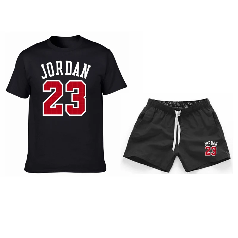 23 JORDAN Summer Hot Sale Men's Sets T Shirts+pants Two Pieces Sets Casual Tracksuit Male Tshirt Gyms Fitness trouser
23 JORDAN Summer Hot Sale Men's Sets T Shirts+pants Two Pieces Sets Casual Tracksuit Male Tshirt Gyms Fitness trouser