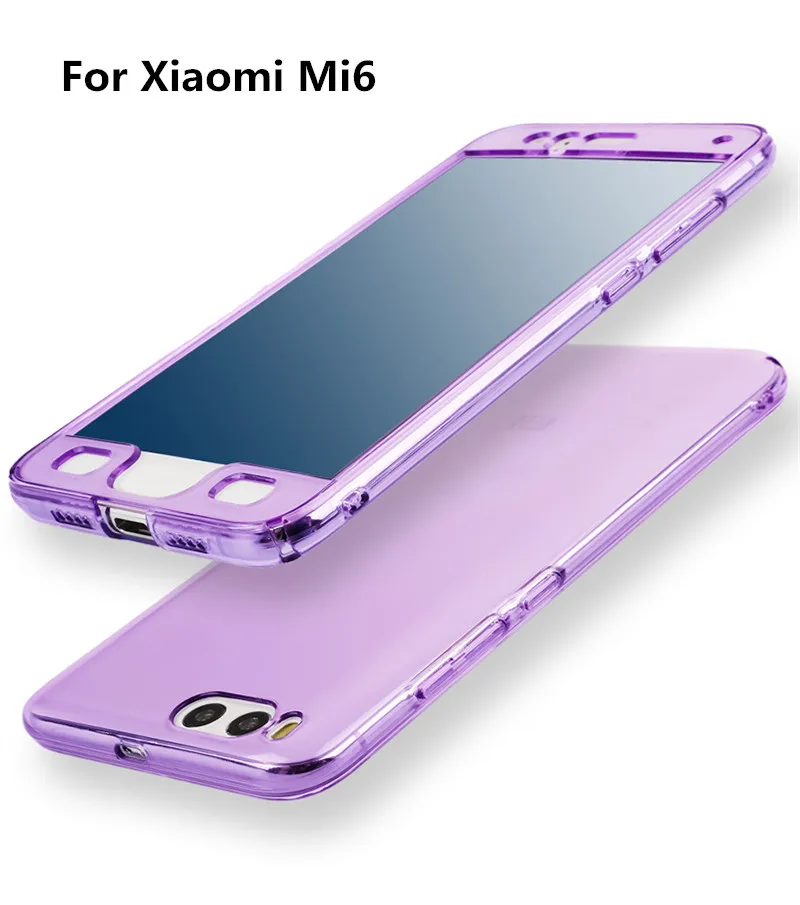 Обложка для сяо Mi Mi6 чехол прозрачный Телефонные Чехлы Для Сяо 6 принципиально Coque