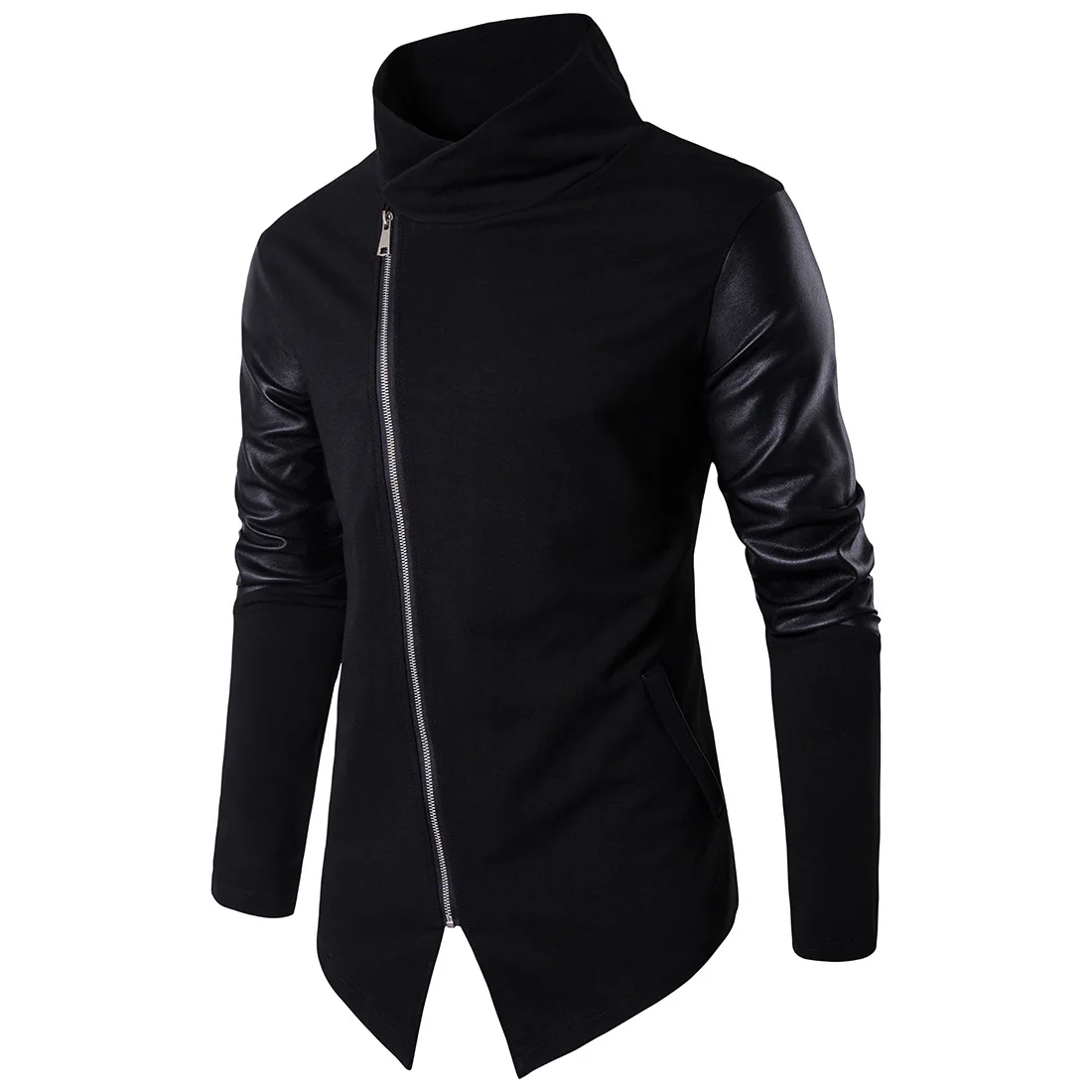 High-end collar cultivate one's morality of new fund of 2017 autumn splicing skin knitted fleece cotton
High-end collar cultivate one's morality of new fund of 2017 autumn splicing skin knitted fleece cotton