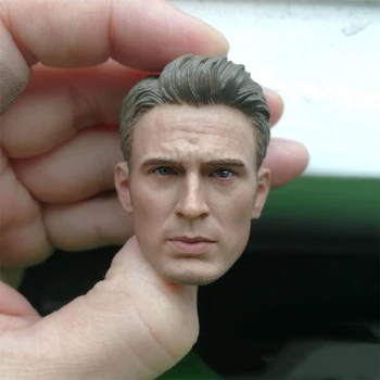 1/6 Scale Captain America Head Sculpt Male Chris Evans Head Carving Model for 12 Inch Action Figure DIY
1/6 Scale Captain America Head Sculpt Male Chris Evans Head Carving Model for 12 Inch Action Figure DIY