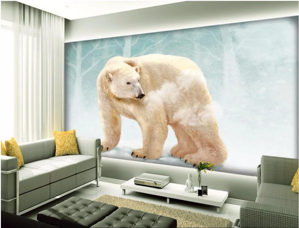 Custom mural photo 3d wallpaper Lovely polar bear background wall decorate painting 3d wall murals wallpaper for wall 3 d
Custom mural photo 3d wallpaper Lovely polar bear background wall decorate painting 3d wall murals wallpaper for wall 3 d