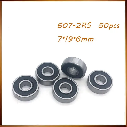 50PCS Free Shipping 607-2RS 6072rs 607RS 60017-2RS ABEC bearing steel toy bearing ball bearing 7*19*6mm
50PCS Free Shipping 607-2RS 6072rs 607RS 60017-2RS ABEC bearing steel toy bearing ball bearing 7*19*6mm