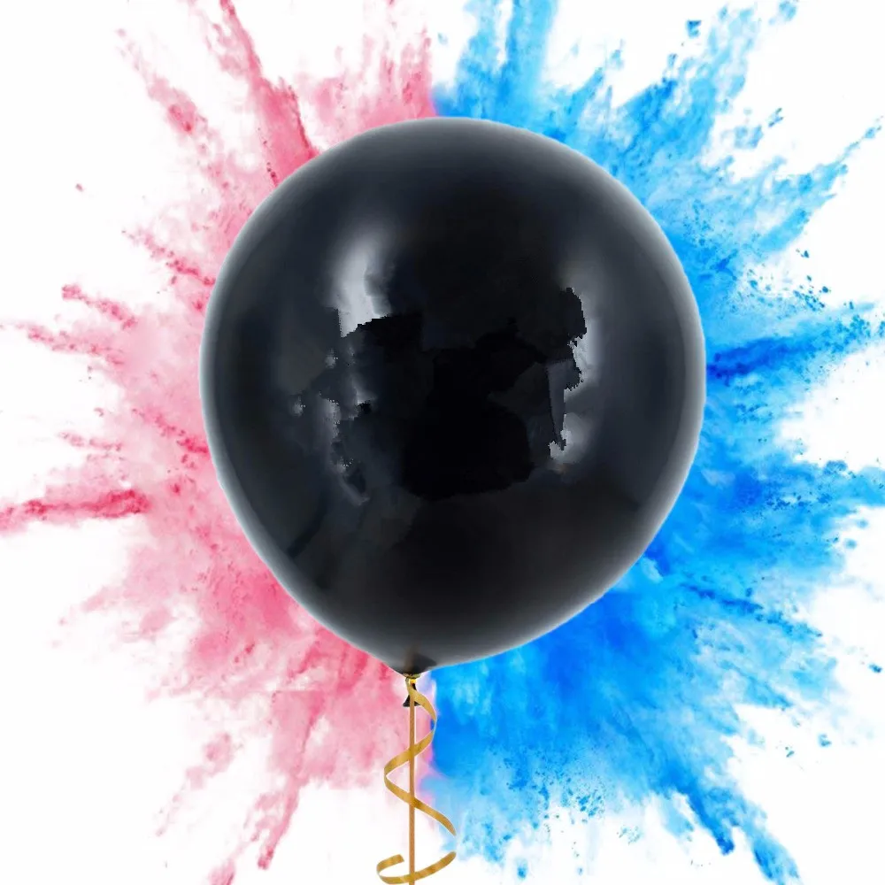 36 inch Black Round Confetti Latex Balloon Boy or Girl Gender Reveal Party Balloon Giant balloon with pink blue gold confetti
36 inch Black Round Confetti Latex Balloon Boy or Girl Gender Reveal Party Balloon Giant balloon with pink blue gold confetti
