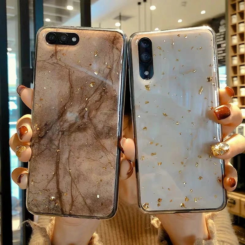 Fashion Gold Foil Glitter Marble Stone Phone Case Etui for Huawei P10 P10 Plus P20 P20 Pro P20 Lite Funda Soft TPU Coque Carcasa
Fashion Gold Foil Glitter Marble Stone Phone Case Etui for Huawei P10 P10 Plus P20 P20 Pro P20 Lite Funda Soft TPU Coque Carcasa