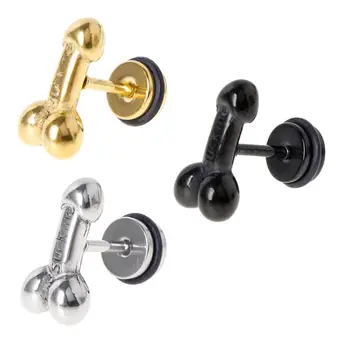 1pc Punk Earrings Personality Exaggerate Men Jewelry Brincos Charms Ear Stud Creative Unique Titanium Steel Sexy Anti Allergy
1pc Punk Earrings Personality Exaggerate Men Jewelry Brincos Charms Ear Stud Creative Unique Titanium Steel Sexy Anti Allergy