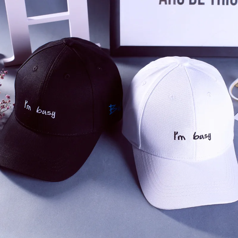 Summer Fashion Embroidery im busy cap Adjustable Hip Hop Snapback Baseball Caps Men Women Fitted Trucker Hat
Summer Fashion Embroidery im busy cap Adjustable Hip Hop Snapback Baseball Caps Men Women Fitted Trucker Hat
