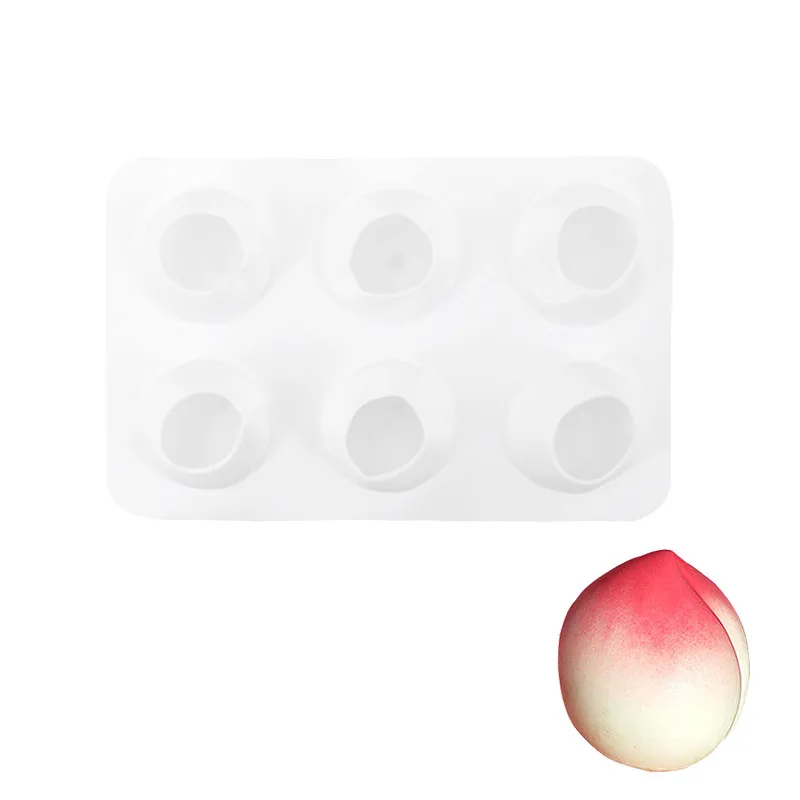Silicone Molds 6 Hole Peach Shape Cake Decorating Tools For Baking Mold Fruit Dessert Chocolate Mousse Cakes Mould
Silicone Molds 6 Hole Peach Shape Cake Decorating Tools For Baking Mold Fruit Dessert Chocolate Mousse Cakes Mould