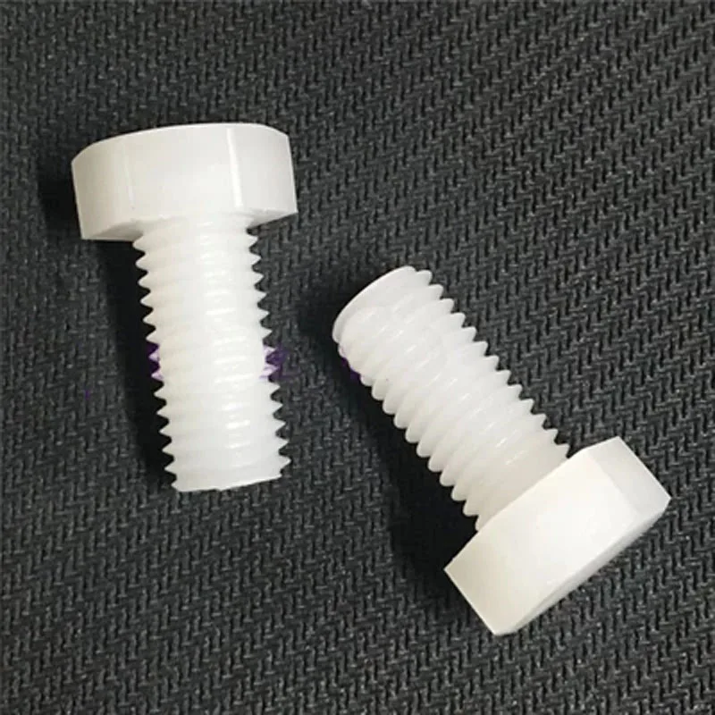 1pcs M8 PVDF Hexagon head plastic screw Corrosion resistant plastics bolt Strong acid and alkali resistance 10-100mm Length
1pcs M8 PVDF Hexagon head plastic screw Corrosion resistant plastics bolt Strong acid and alkali resistance 10-100mm Length