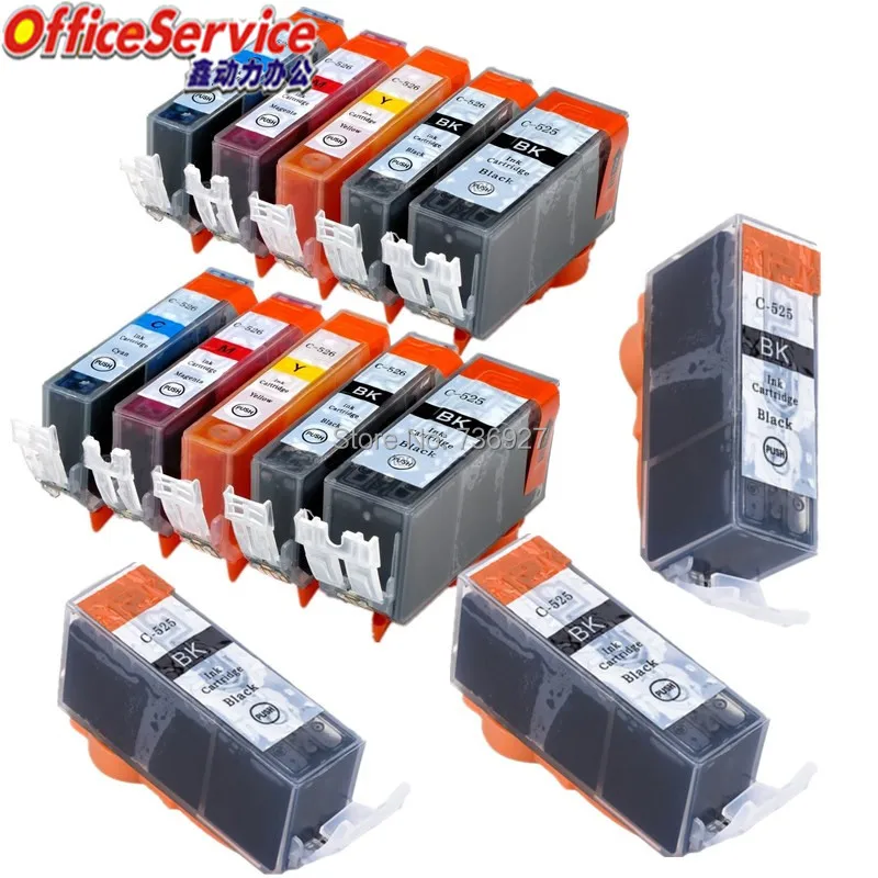 13pk=2 Sets+3 Black PGI-525 CLI-526 PGI525 pgi 525 Compatible ink Cartridge For Canon IP4850 IP4950 IX6550 MG5250 inkjet printer
13pk=2 Sets+3 Black PGI-525 CLI-526 PGI525 pgi 525 Compatible ink Cartridge For Canon IP4850 IP4950 IX6550 MG5250 inkjet printer