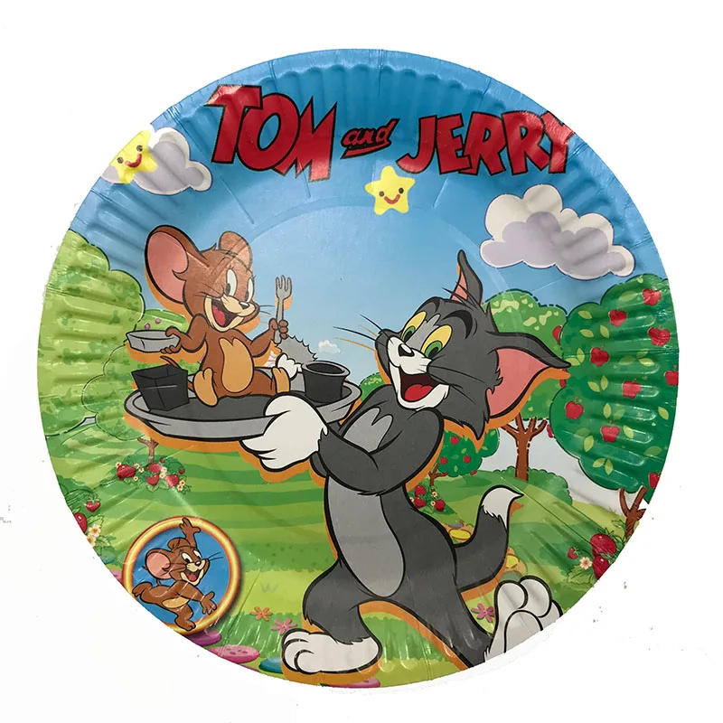10PCS/LOT TOM AND JERRY THEME PLATES CAT AND MOUSE BIRTHDAY PARTY SUPPLIES TOM CAT DISPOSABLE PLATES DISHES
10PCS/LOT TOM AND JERRY THEME PLATES CAT AND MOUSE BIRTHDAY PARTY SUPPLIES TOM CAT DISPOSABLE PLATES DISHES