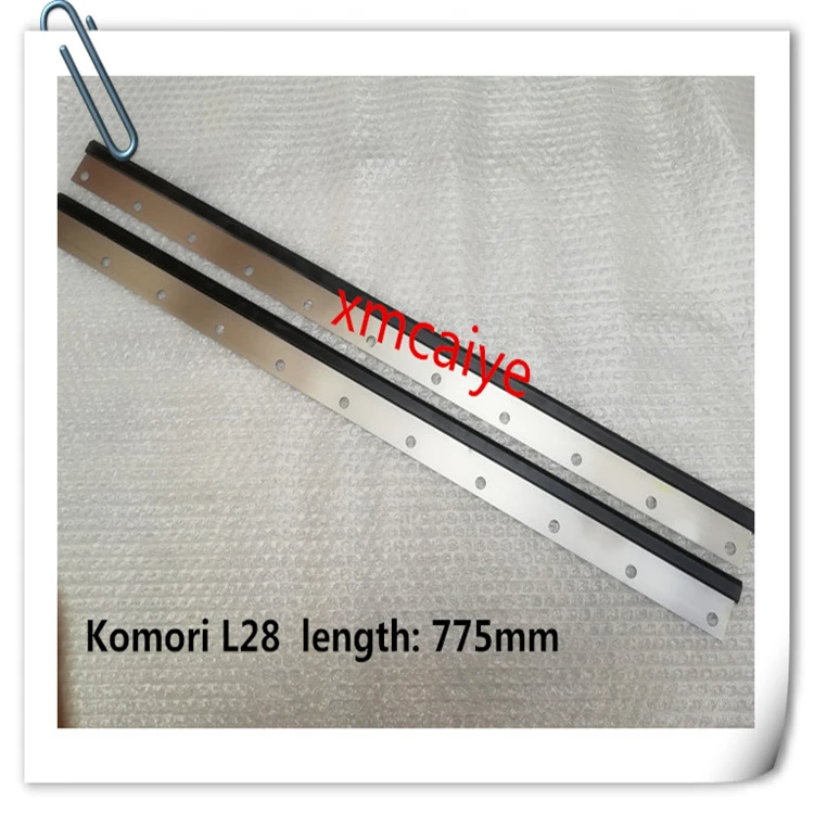 6 pieces Komori L28 wash up blade offset spare parts for komori offset printing machine Lenght 775 Width 40 wash
6 pieces Komori L28 wash up blade offset spare parts for komori offset printing machine Lenght 775 Width 40 wash