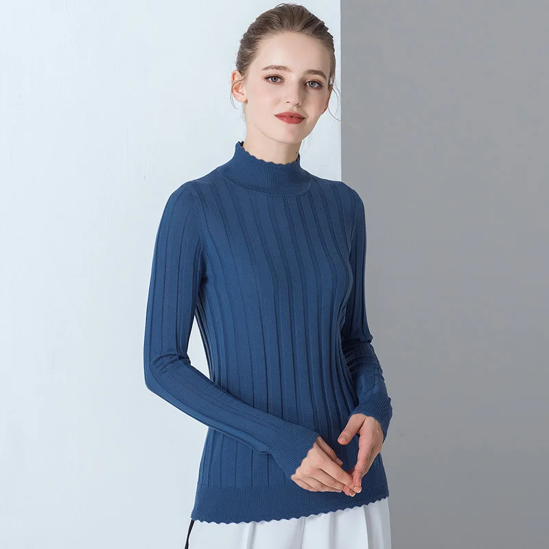 blue wool sweaters women turtleneck fem me jumper Korean style pullover 2019 autumn winter clothes knitted top plus size slim
blue wool sweaters women turtleneck fem me jumper Korean style pullover 2019 autumn winter clothes knitted top plus size slim