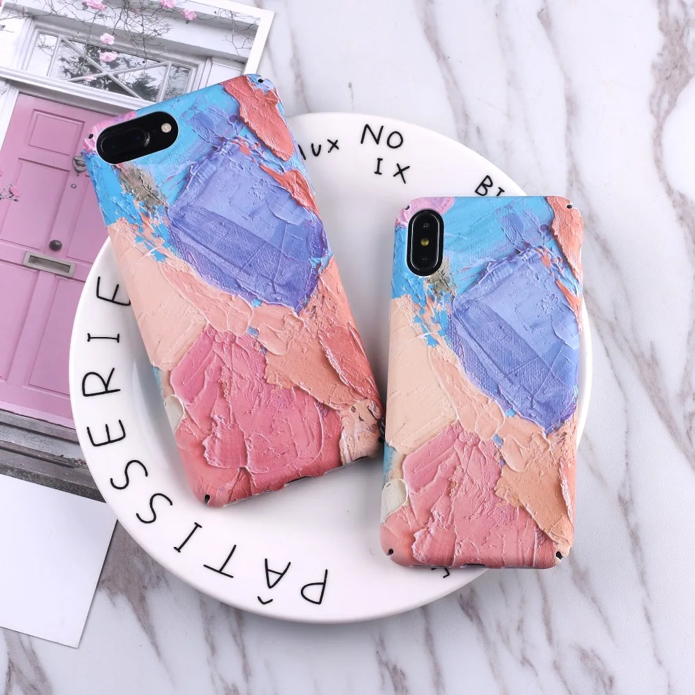 TOMOCOMO Colorful Vintage Painting Frosted Luminous Emboss Texture Hard PC Phone Case For iPhone 6 6S 6Plus 7 7Plus 8 8Plus
TOMOCOMO Colorful Vintage Painting Frosted Luminous Emboss Texture Hard PC Phone Case For iPhone 6 6S 6Plus 7 7Plus 8 8Plus