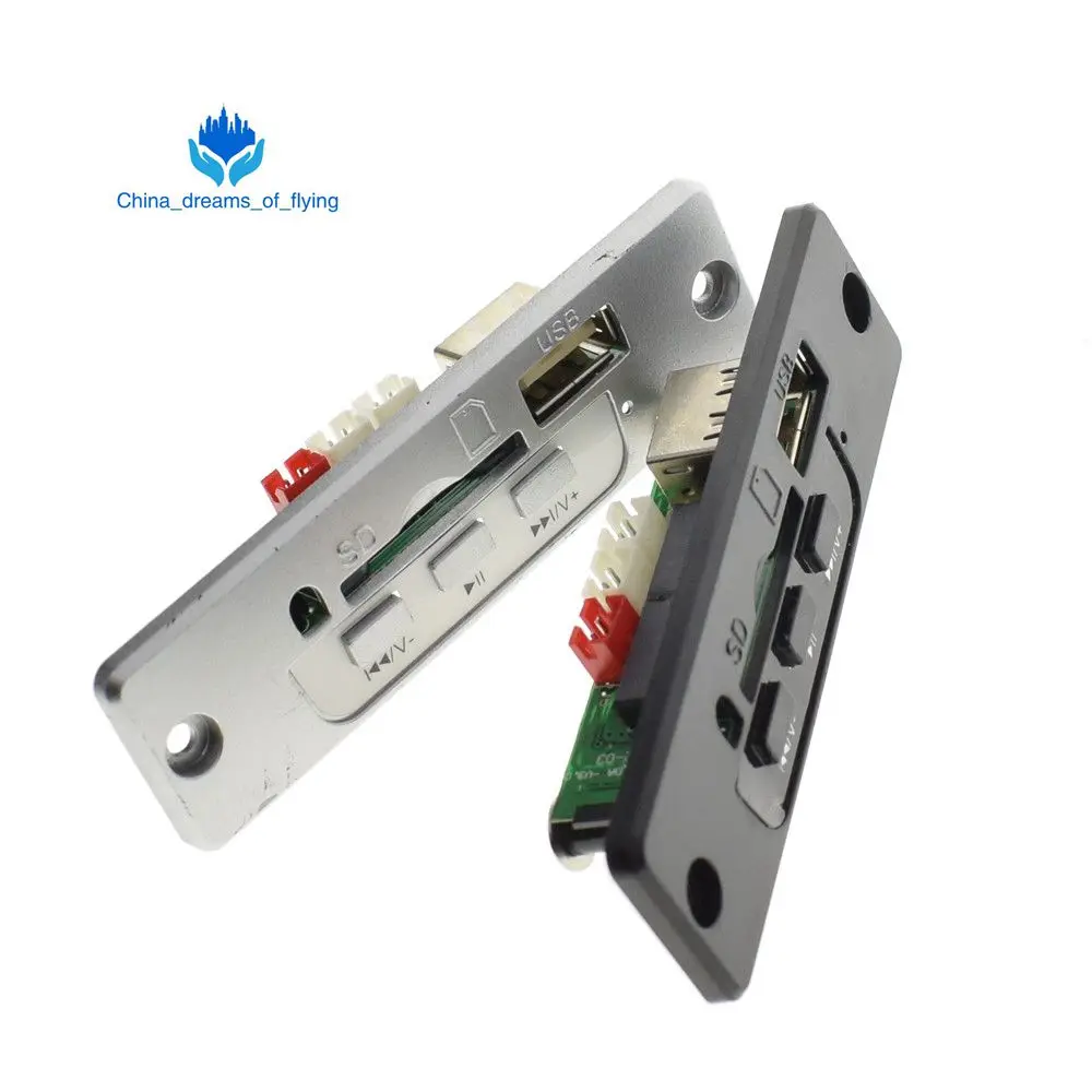 TZT 3.7V-5V Power MP3 WAV Format decoder board 3W + 3W Amplifier SD/MMC U Disk MP3 module decoding audio
TZT 3.7V-5V Power MP3 WAV Format decoder board 3W + 3W Amplifier SD/MMC U Disk MP3 module decoding audio