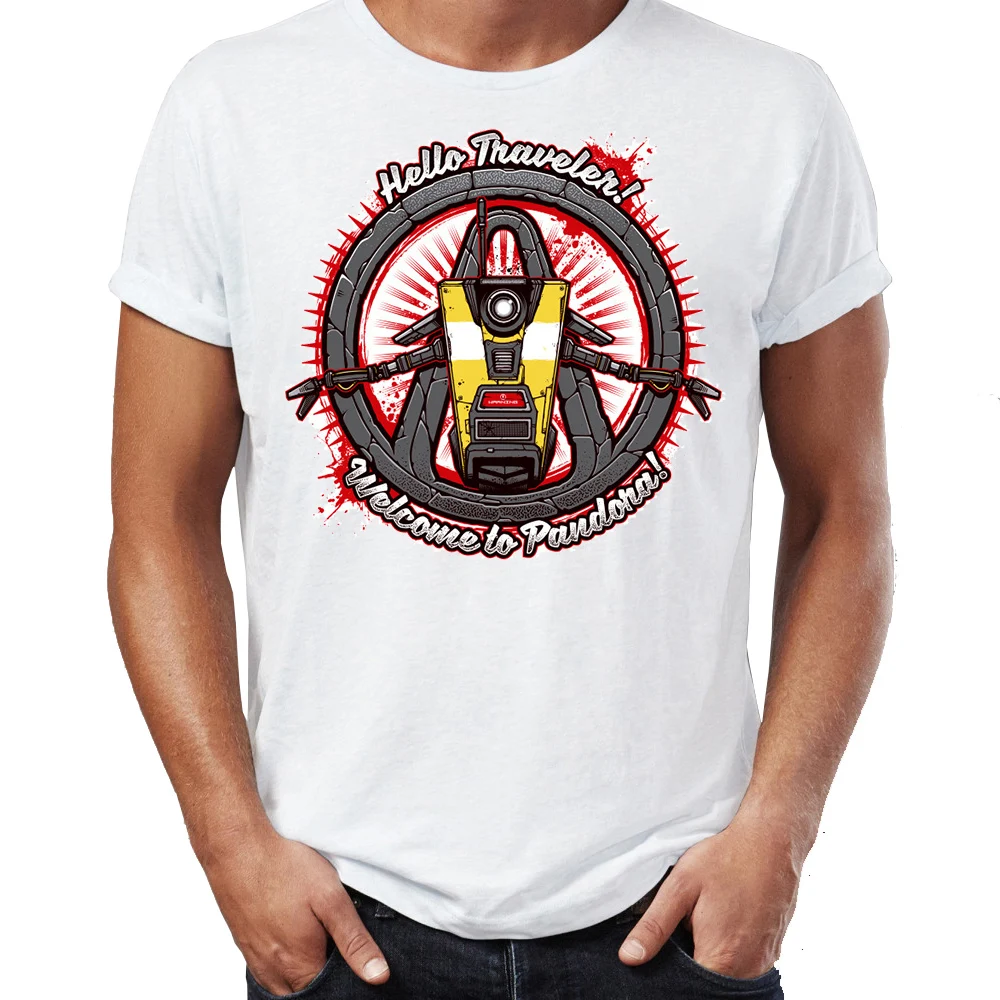 Men's T Shirt Hello Traveler Welcome To Pandora Borderlands Awesome Artwork Drawing Printed Tee
Men's T Shirt Hello Traveler Welcome To Pandora Borderlands Awesome Artwork Drawing Printed Tee