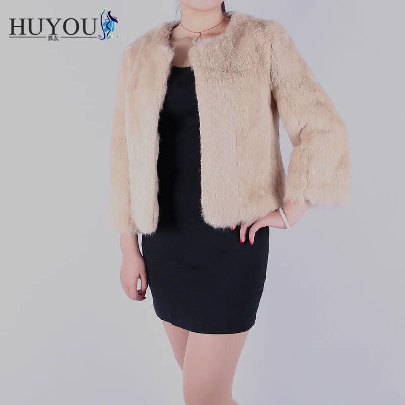 HUYOU Free Shipping 2018 Hot New Women's Real Fur Coat From High-Quality Natural Rabbit Fur Full Pelt Casual Jacket For Women
HUYOU Free Shipping 2018 Hot New Women's Real Fur Coat From High-Quality Natural Rabbit Fur Full Pelt Casual Jacket For Women