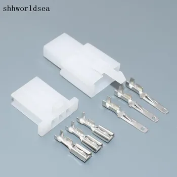 shhworldsea 100 set 2.8mm 3P 3 Way pin Electrical Connector Kits Male Female socket plug for Motorcycle Motorbike Car
shhworldsea 100 set 2.8mm 3P 3 Way pin Electrical Connector Kits Male Female socket plug for Motorcycle Motorbike Car