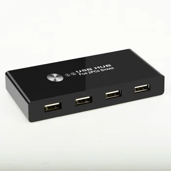 USB Hub,4 Port USB 2.0 Portable Data Hub with One-Button Swapping Applicable cable
USB Hub,4 Port USB 2.0 Portable Data Hub with One-Button Swapping Applicable cable
