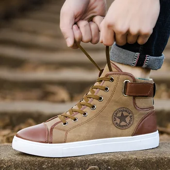 Newest Spring Autumn Shoes Men Skateboarding Shoes High Top Men High Pipe Retro Comfortable Men's Skateboarding Shoes Sport
Newest Spring Autumn Shoes Men Skateboarding Shoes High Top Men High Pipe Retro Comfortable Men's Skateboarding Shoes Sport