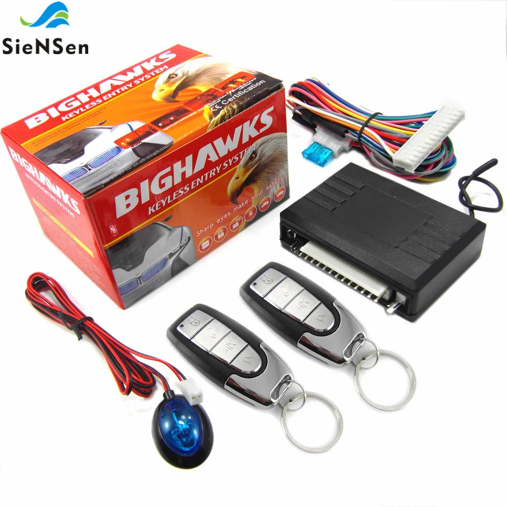 SieNSen Car Alarm System Auto Remote Central lock Kit Door Lock Keyless Entry System M604-8115
SieNSen Car Alarm System Auto Remote Central lock Kit Door Lock Keyless Entry System M604-8115