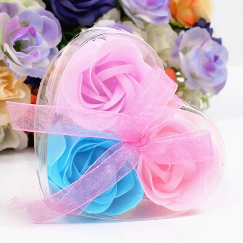 New 3pcs Roses Soap Flower Gift Box Valentine's Day Bridesmaid Gift Birthday Gifts Wedding Gifts For Guests Wedding Souvenir
New 3pcs Roses Soap Flower Gift Box Valentine's Day Bridesmaid Gift Birthday Gifts Wedding Gifts For Guests Wedding Souvenir