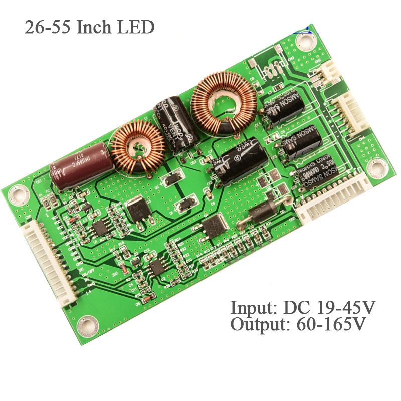 Universal DC19-45V 200mA 26-55" Inch Universal Constant Current Step-Up Boost Module Boost LED Backlight TV Drive Board
Universal DC19-45V 200mA 26-55" Inch Universal Constant Current Step-Up Boost Module Boost LED Backlight TV Drive Board