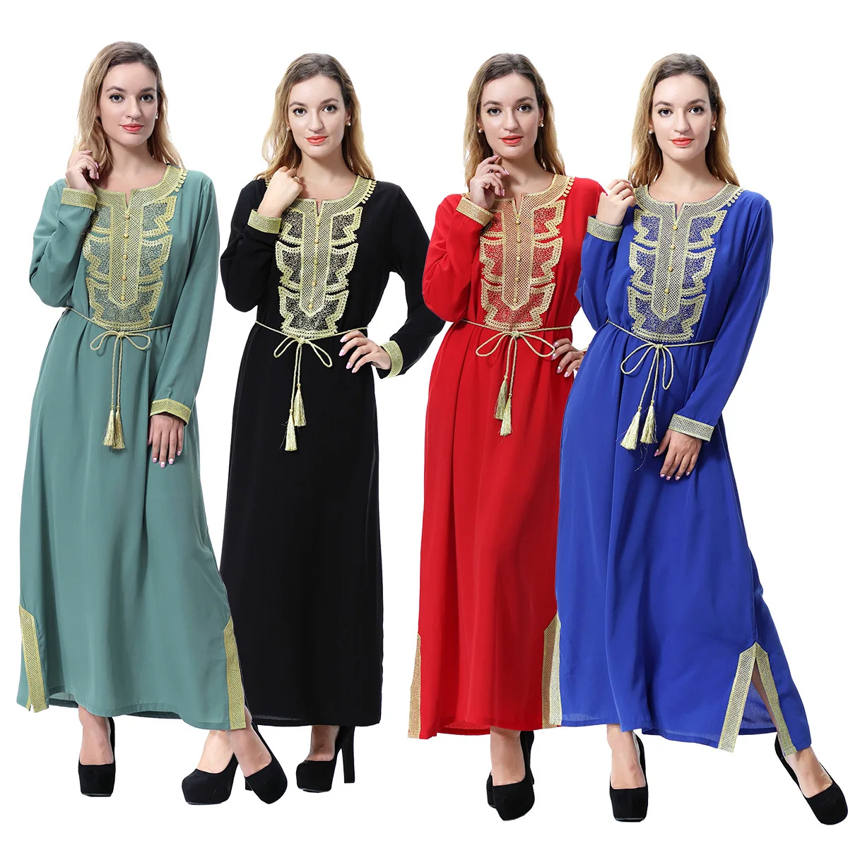 Women S-3XL Linen Embroidery Patch Half Sleeve Muslim Maxi Islamic Dress Moroccan Clothing Arab Robes Kaftan Jilbab Dubai Abaya
Women S-3XL Linen Embroidery Patch Half Sleeve Muslim Maxi Islamic Dress Moroccan Clothing Arab Robes Kaftan Jilbab Dubai Abaya