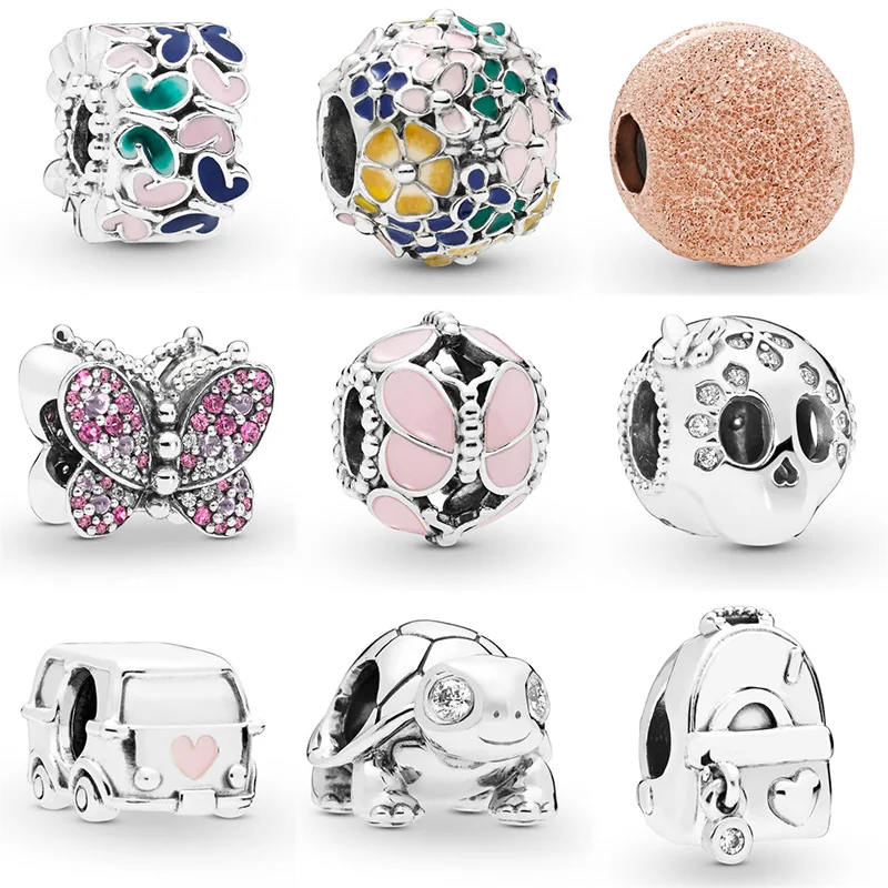 Authentic 925 Sterling Silver Charm Butterfly Tortoise Glaze Beads For Original Pandora Charm Bracelets & Bangles Jewelry
Authentic 925 Sterling Silver Charm Butterfly Tortoise Glaze Beads For Original Pandora Charm Bracelets & Bangles Jewelry