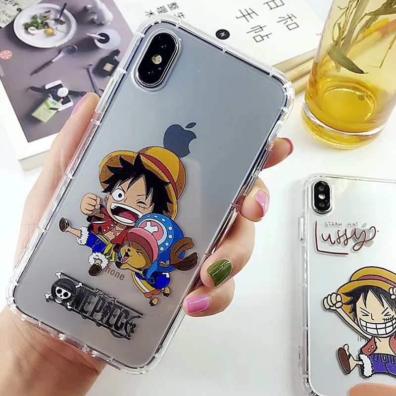 Anime One Piece Cover For iPhone 7 Case 6 6S 8 Plus Transparent Ultra-thin For iPhone X Cases XS MAX XR Anti-Knock Silicon Coque
Anime One Piece Cover For iPhone 7 Case 6 6S 8 Plus Transparent Ultra-thin For iPhone X Cases XS MAX XR Anti-Knock Silicon Coque