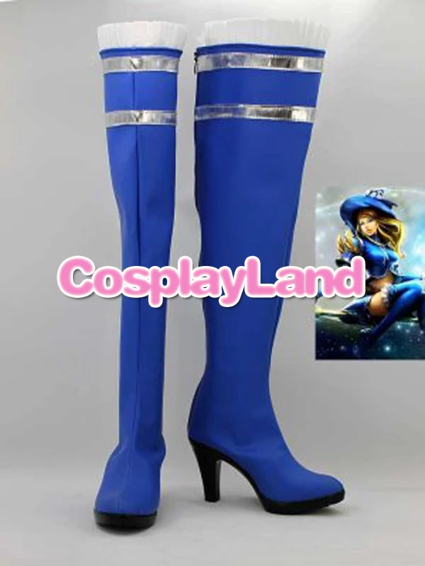 Сапоги на заказ; LOL Cosplay Lux; Цвет синий; Женские ботинки для косплея на высоком каблуке; Карнавальный костюм; Обувь для вечеринок в стиле аниме
Сапоги на заказ; LOL Cosplay Lux; Цвет синий; Женские ботинки для косплея на высоком каблуке; Карнавальный костюм; Обувь для вечеринок в стиле аниме