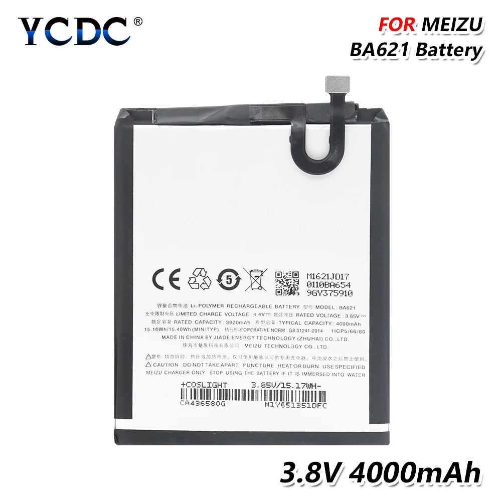 2019 Lithium Lithium Replacement BA621 BA-621 BA 621 Phone Battery For Meizu M5 Note Note 5 3.85V 4000mAh
2019 Lithium Lithium Replacement BA621 BA-621 BA 621 Phone Battery For Meizu M5 Note Note 5 3.85V 4000mAh