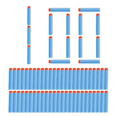 100pcs Hollow Head Soft Bullets Toy Gun Darts for Nerf Gun Refill Darts 7.2cm Universal Foam Blasters for N-strike Elite Series
100pcs Hollow Head Soft Bullets Toy Gun Darts for Nerf Gun Refill Darts 7.2cm Universal Foam Blasters for N-strike Elite Series