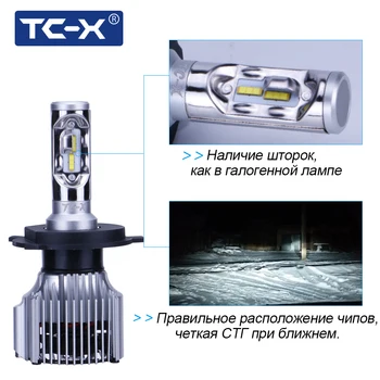 TC-X Car LED Headlight h4 led diode bulb for daewoo Lanos High low beam H4 LED Auto light Bulb For t5 trasporter /Polo Sedan 12v
TC-X Car LED Headlight h4 led diode bulb for daewoo Lanos High low beam H4 LED Auto light Bulb For t5 trasporter /Polo Sedan 12v