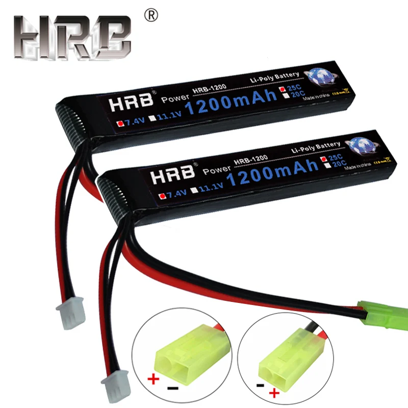 HRB RC Lipo Battery 2S 3S 7.4V 11.1V 1200mAh 25C Tamiya Connector Airsoft air guns Safe Bag fireproof bag for RC Car fpv drone
HRB RC Lipo Battery 2S 3S 7.4V 11.1V 1200mAh 25C Tamiya Connector Airsoft air guns Safe Bag fireproof bag for RC Car fpv drone