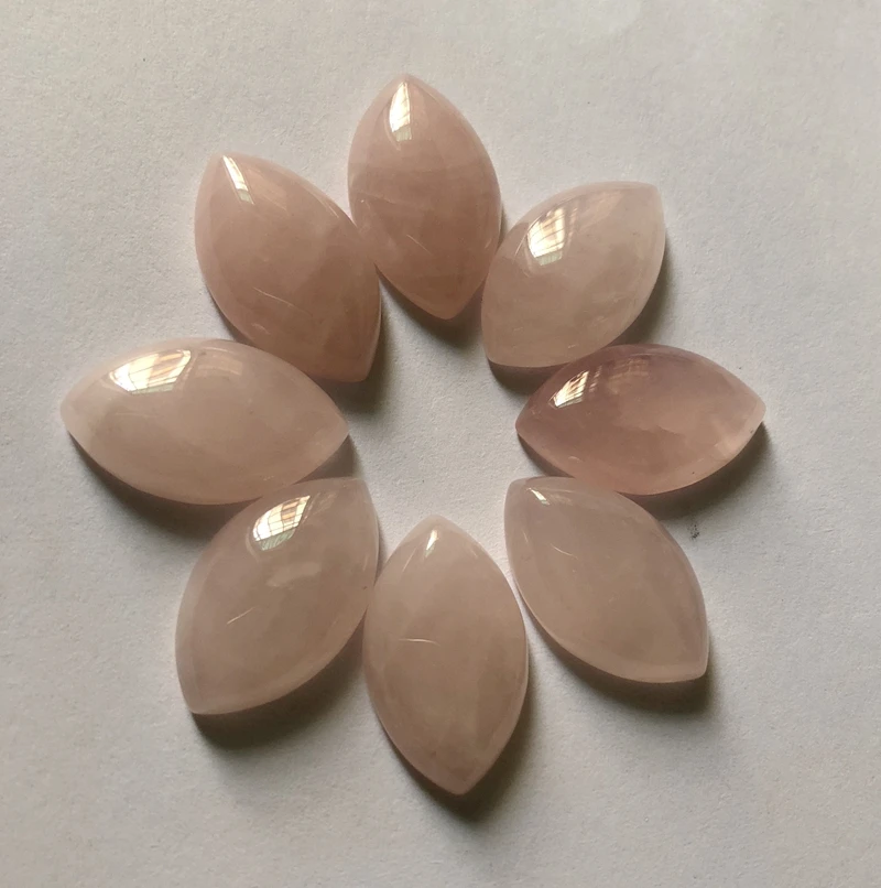 Wholesale Natural Rose Pink Quartz Marquise Cabochon 12x20mm Eye shape ,Gem Stone CAB for jewelry making 6pcs/lot
Wholesale Natural Rose Pink Quartz Marquise Cabochon 12x20mm Eye shape ,Gem Stone CAB for jewelry making 6pcs/lot