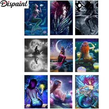 Dispaint Full Square/Round Drill 5D DIY Diamond Painting "Cartoon mermaid" 3D Embroidery Cross Stitch 5D Home Decor Gift
Dispaint Full Square/Round Drill 5D DIY Diamond Painting "Cartoon mermaid" 3D Embroidery Cross Stitch 5D Home Decor Gift