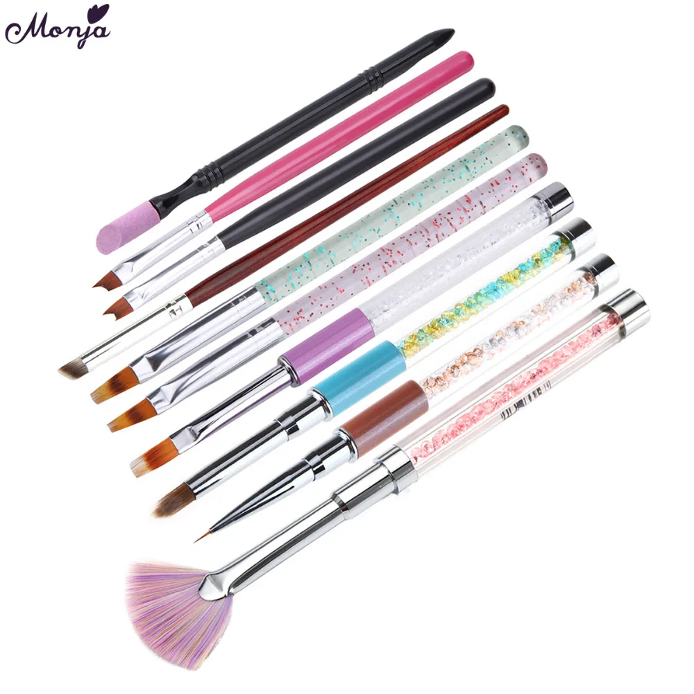Monja Nail Art Acrylic UV Gel Extension Carving French Line Petal Flower Painting Drawing Cuticle Remove Cleaning Brush Pen
Monja Nail Art Acrylic UV Gel Extension Carving French Line Petal Flower Painting Drawing Cuticle Remove Cleaning Brush Pen