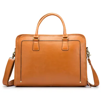 Factory Retro Leather Men Baotou layer Crazy Horse Leather Handbag European and American business briefcase computer bag YG2600
Factory Retro Leather Men Baotou layer Crazy Horse Leather Handbag European and American business briefcase computer bag YG2600