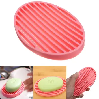 Practical Fashion Silicone Home Bathroom Flexible Soap Dish Plate Soap Holder Soapbox red
Practical Fashion Silicone Home Bathroom Flexible Soap Dish Plate Soap Holder Soapbox red
