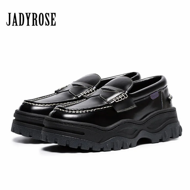 Jady Rose British Black Women Sneakers Platform Creepers Slip On Flat Shoes Woman Casual Flats Tenis Feminino Espadrilles
Jady Rose British Black Women Sneakers Platform Creepers Slip On Flat Shoes Woman Casual Flats Tenis Feminino Espadrilles