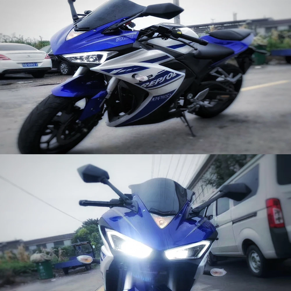 Motorcycle Headlight Accessories For YAMAHA YZF R25 R3 Headlight Lamp Head Light Housing YZF-R25 R3 2014 2015 2016
Motorcycle Headlight Accessories For YAMAHA YZF R25 R3 Headlight Lamp Head Light Housing YZF-R25 R3 2014 2015 2016