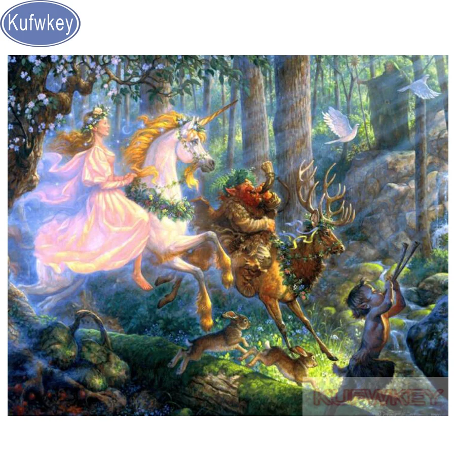 Kufwkey full square/round mosaic diamond,diamond embroidery"unicorn elf" 5d diy diamond painting Forest landscape,new year gift
Kufwkey full square/round mosaic diamond,diamond embroidery"unicorn elf" 5d diy diamond painting Forest landscape,new year gift