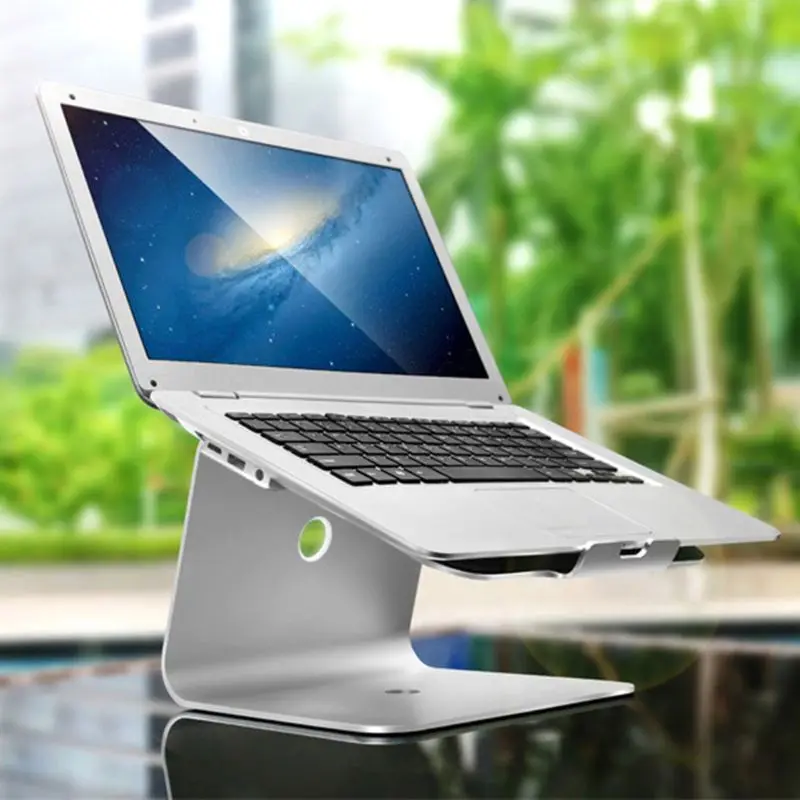 Universal Aluminum Alloy Laptops Holder Heat Dissipation Desktop Stand Support Rack Tablet Holder
Universal Aluminum Alloy Laptops Holder Heat Dissipation Desktop Stand Support Rack Tablet Holder